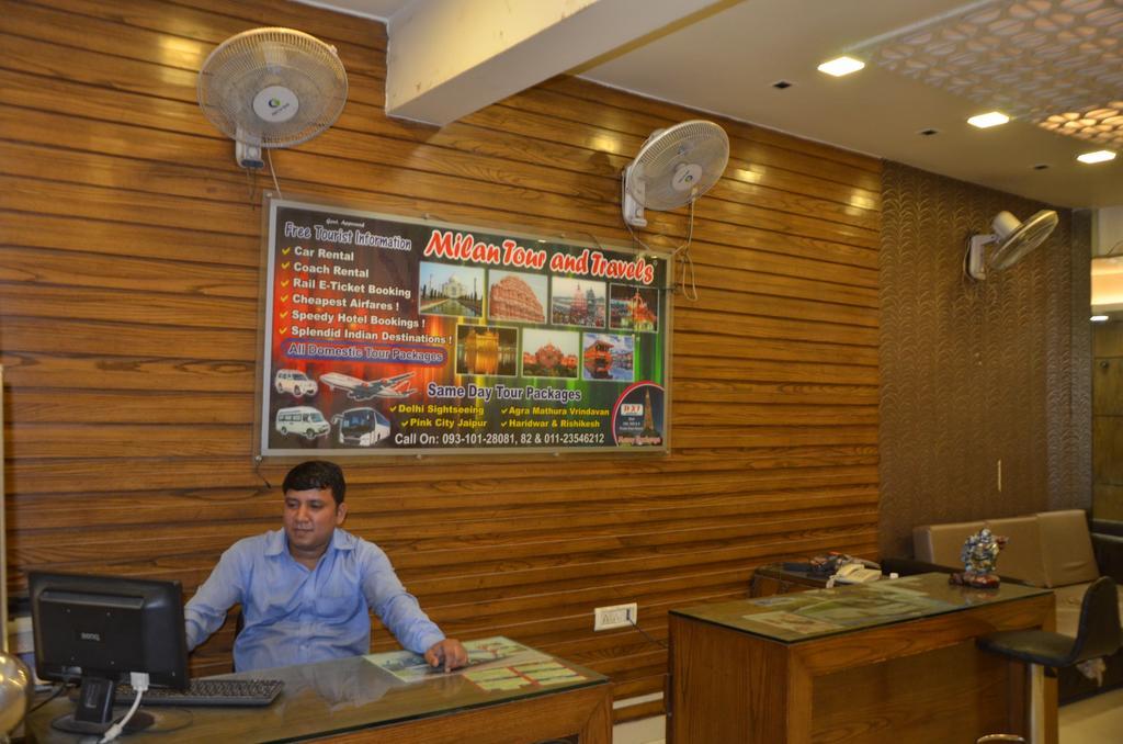 Hotel Milan Deluxe Neu-Delhi Exterior foto